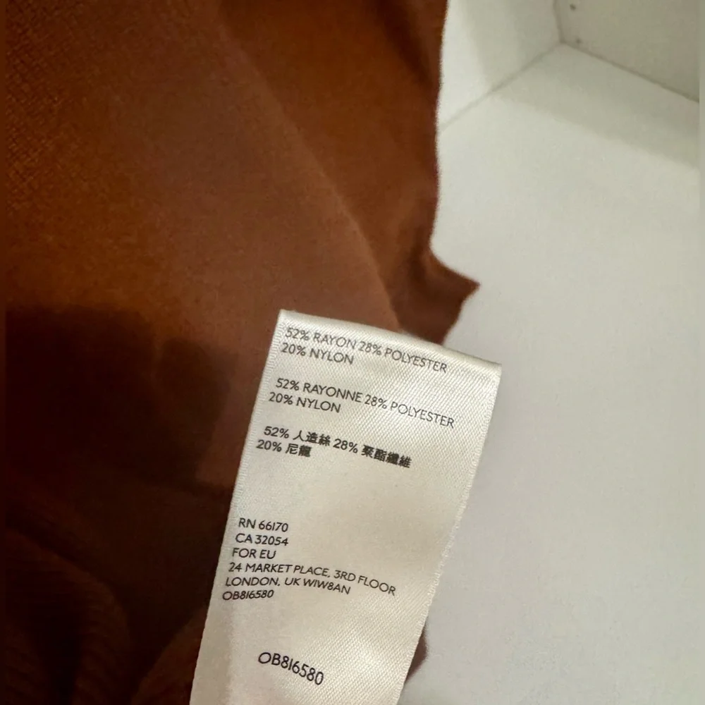 Free‎ People Softly Structured Knit Tunic Rust Color Turtleneck Sweater Small